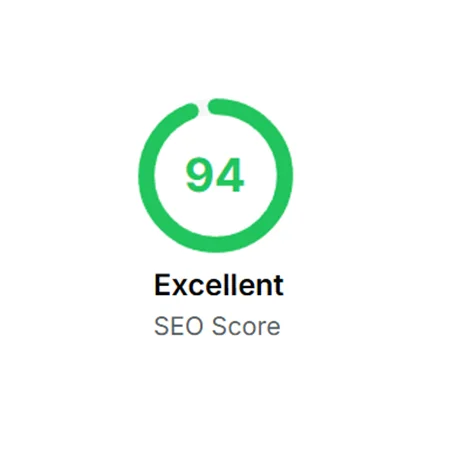 SEO score of 94 displayed in the Ranken editor